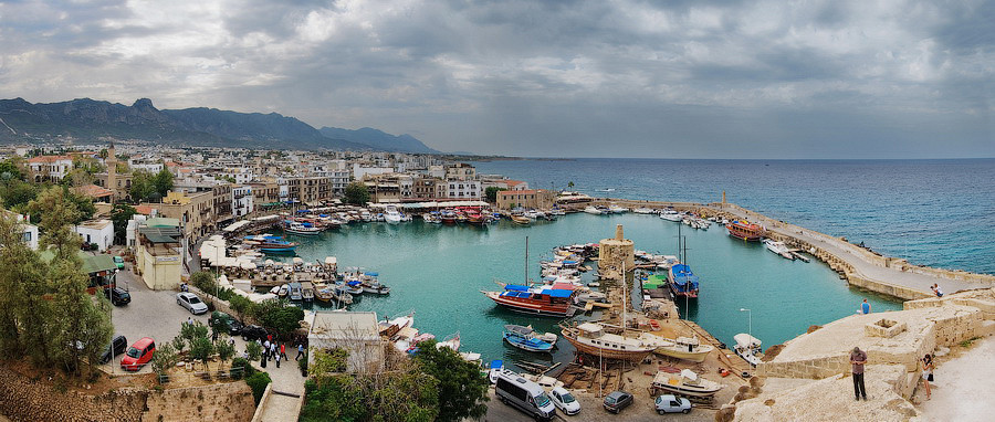 Северный Кипр, Киренийская гавань, вид со стен крепости