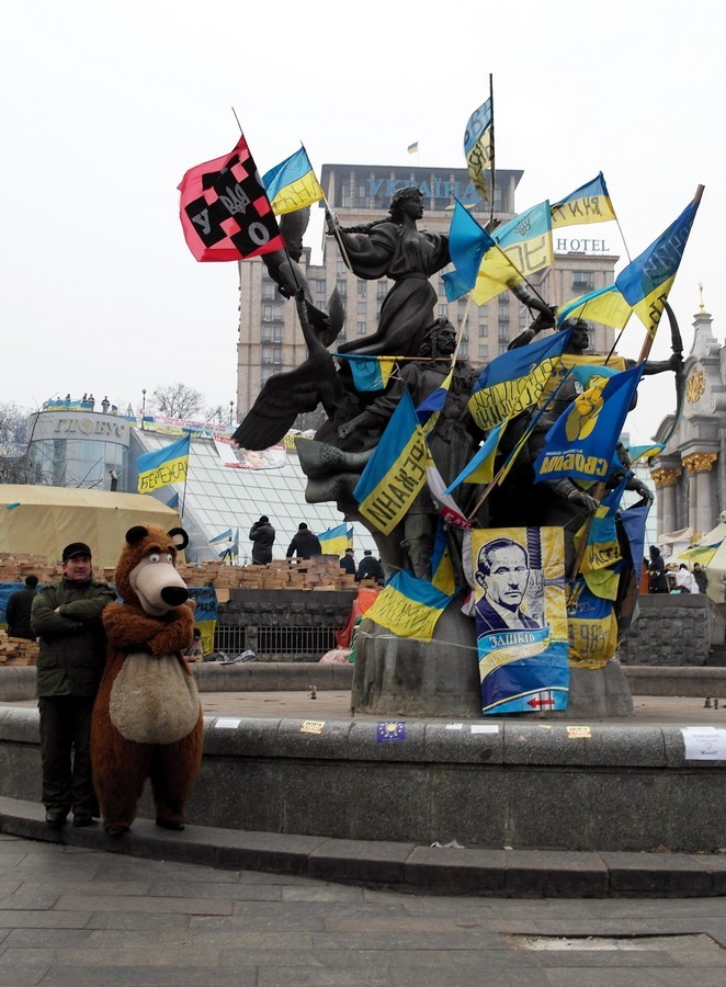 Прогулка по Евромайдану не в час пик 