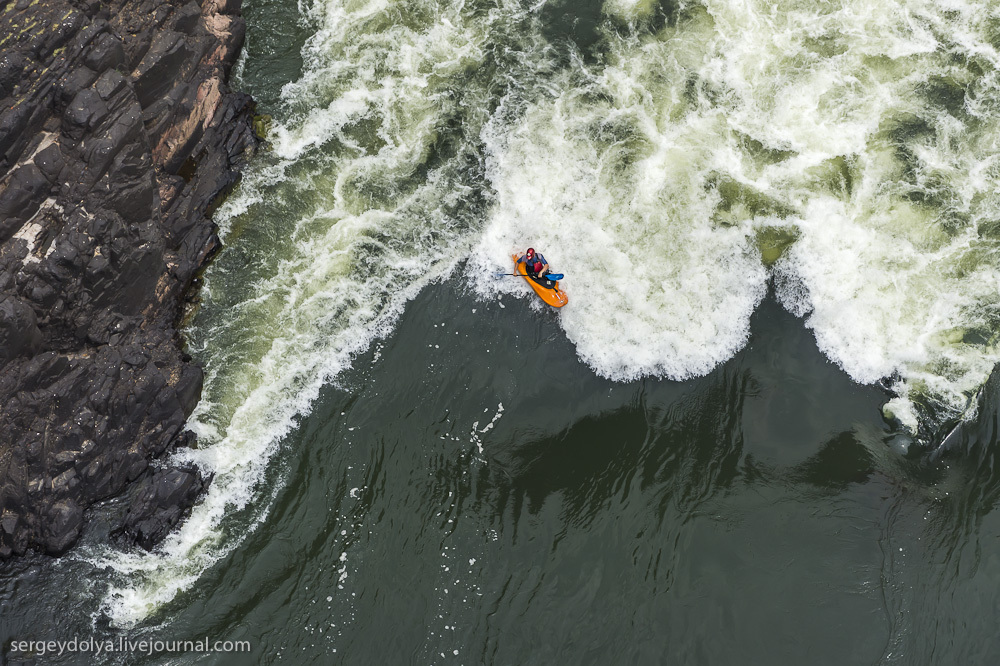 Прыжок на тарзанке в водопад Виктория и немного Замбии
