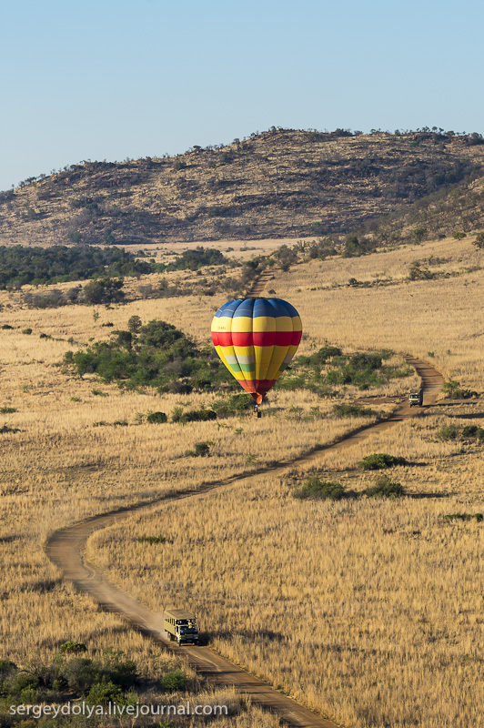 Африканское сафари на воздушном шаре