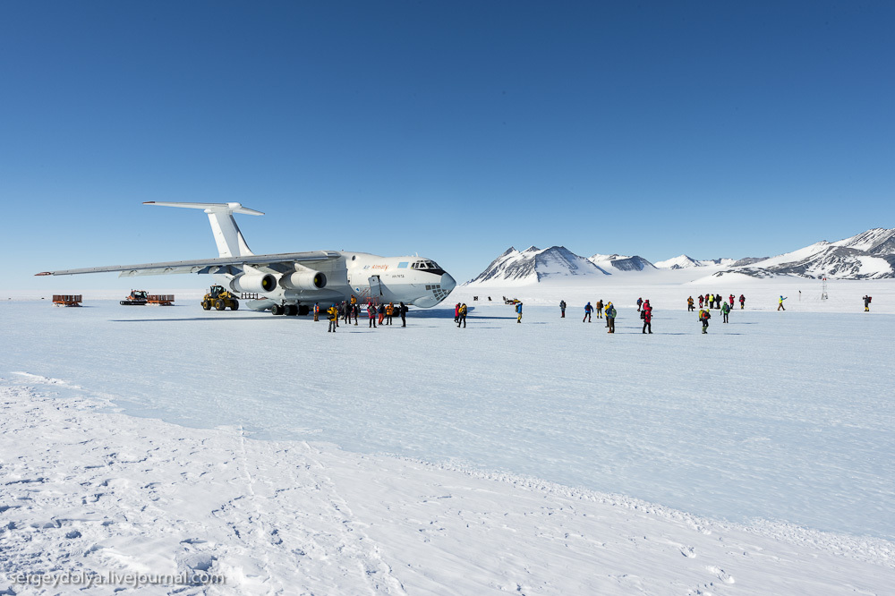 Южный Полюс. Перелет в Антарктиду на ИЛ-76