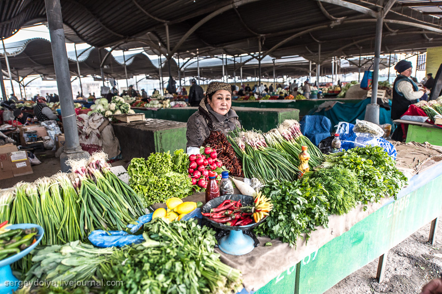 Узбекские рынки и местная кухня